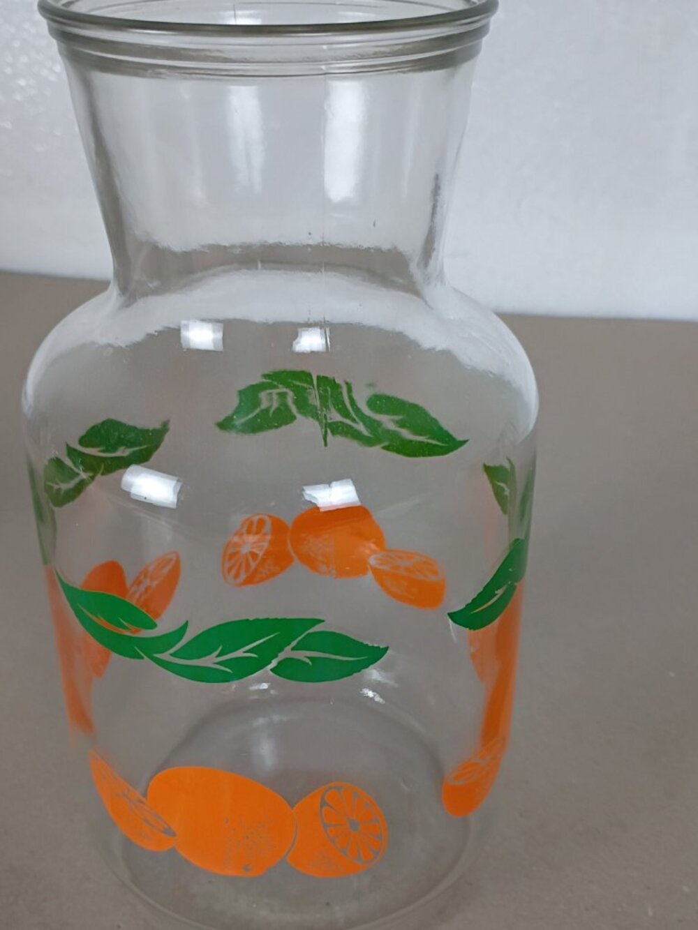 Vintage Anchor Hocking Orange Juice Carafe